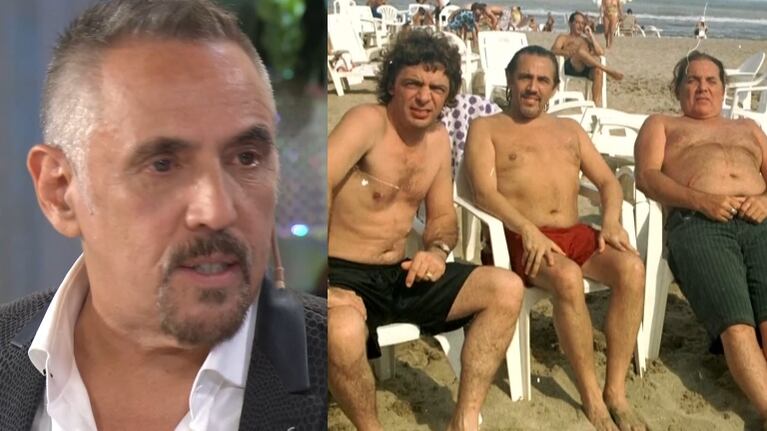 Alejandro Lerner habló de su foto viral con Pappo y Juanse en la playa: "Yo estaba metiendo panza mal"