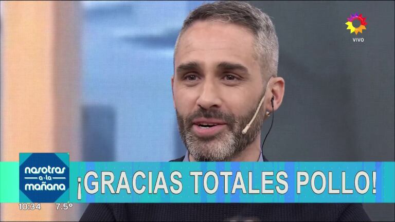 La emoción de Pollo Álvares al despedirse de Nosotros a la mañana: "Estoy feliz"