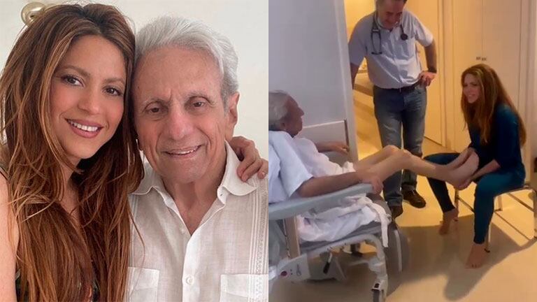 Shakira ayuda a su padre en su rehabilitación: el tierno video