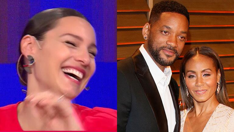 Pampita se tentó al hablar de a infidelidad de Jada Pinkett a Will Smith