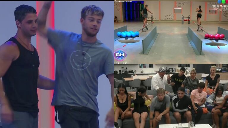 Gran Hermano 2022: Nacho y Alexis, son los nuevos líderes después de una prueba a pura destreza y equilibrio