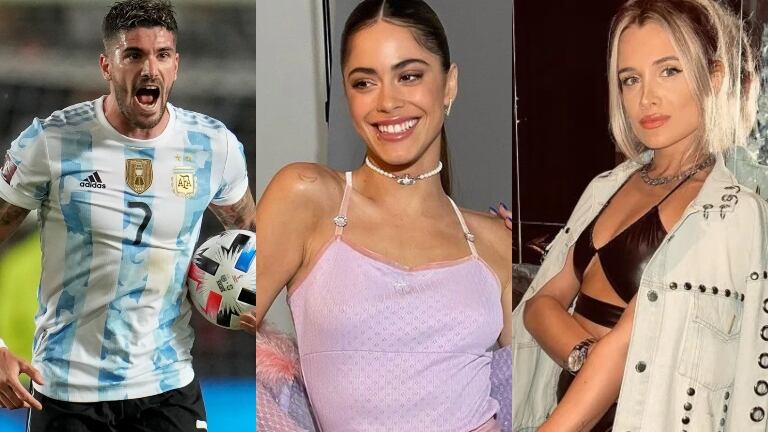 Pampito y una explosiva versión sobre el comienzo de Rodrigo de Paul y Tini Stoessel: "Empezaron cuando Camila Homs estaba embarazada"