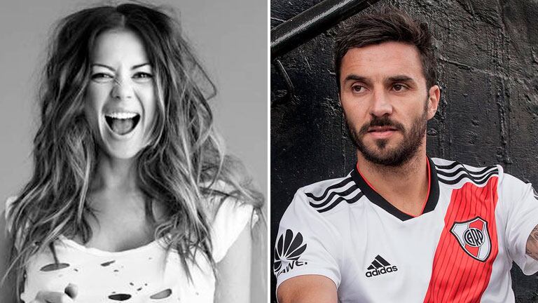 La sugestiva respuesta de Karina Jelinek cuando le preguntaron por los rumores de affaire con el delantero de River Nacho Scocco