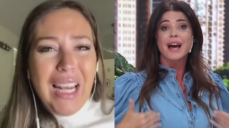 Mar Tarrés, furiosa con Pamela David, mientras hablaban de su conflicto con Pampita y cortó el zoom en pleno vivo: "Chau"