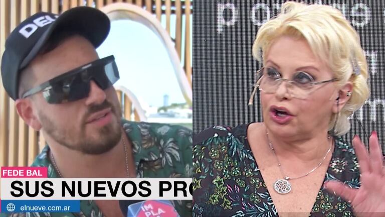 Fede Bal criticó Carmen Barbieri: "A veces se olvida que yo también trabajo en esto"