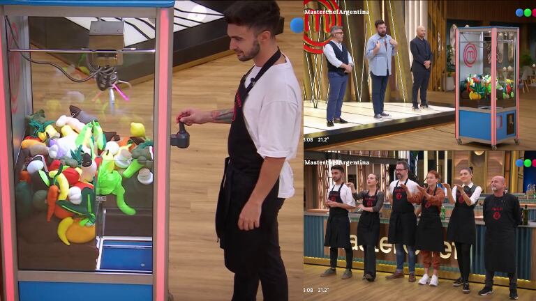 MasterChef: los participantes tuvieron que poner a prueba su ingenio y elegir sus ingredientes en una máquina de peluches