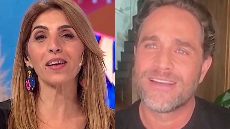 Karina Iavícoli aprovechó el vivo para elogiar la belleza de Michel Brown, el protagonista de Pasión de Gavilanes