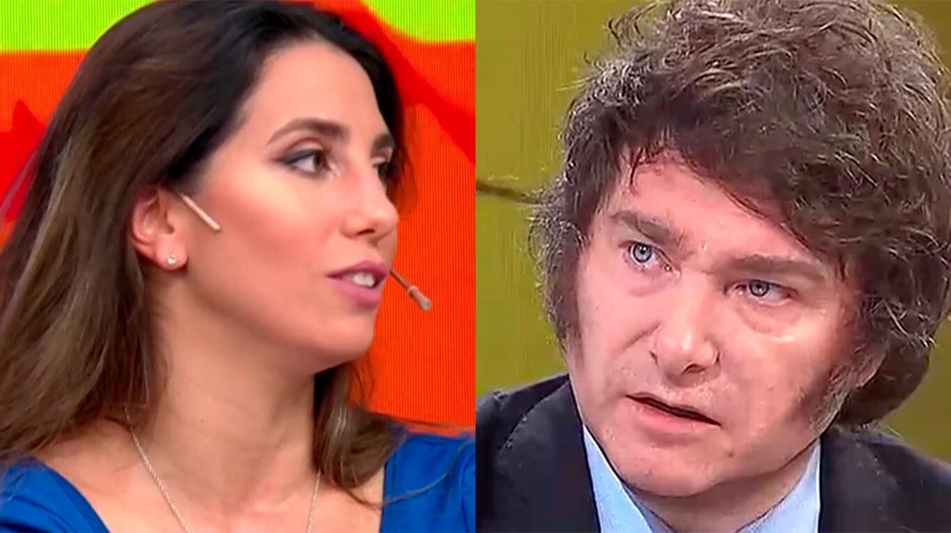 Cinthia Fernández y Javier Milei