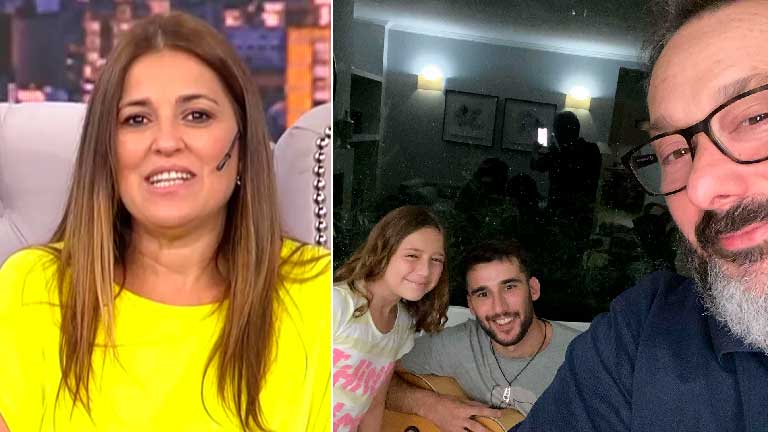 El cálido saludo de Maju Lozano a la familia de Gerardo Rozín