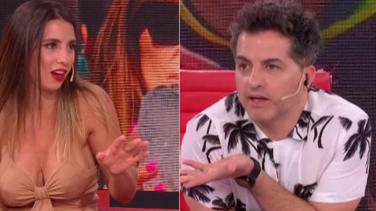 ¡Graciosa aclaración! Divertida reacción de Ángel de Brito cuando Cinthia Fernández dijo que mucha gente piensa que están en pareja