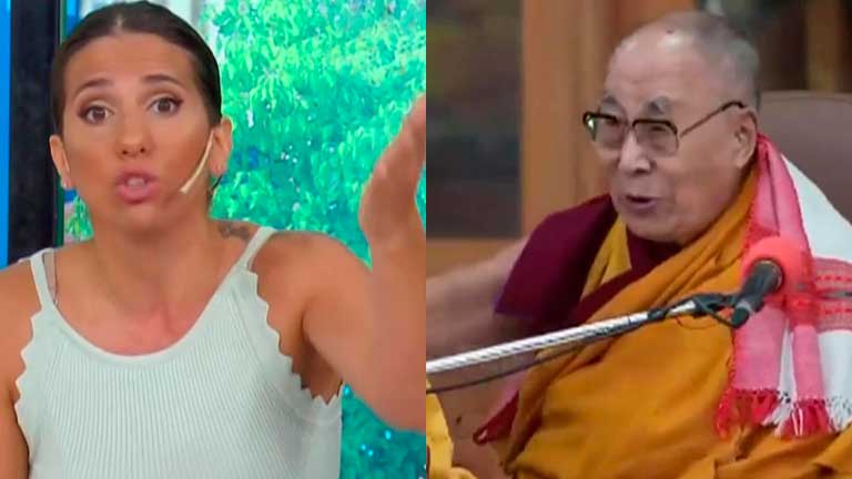 Cinthia Fernándes apuntó contra el Dalai Lama tras la viralización del video en el que besa a un niño en la boca