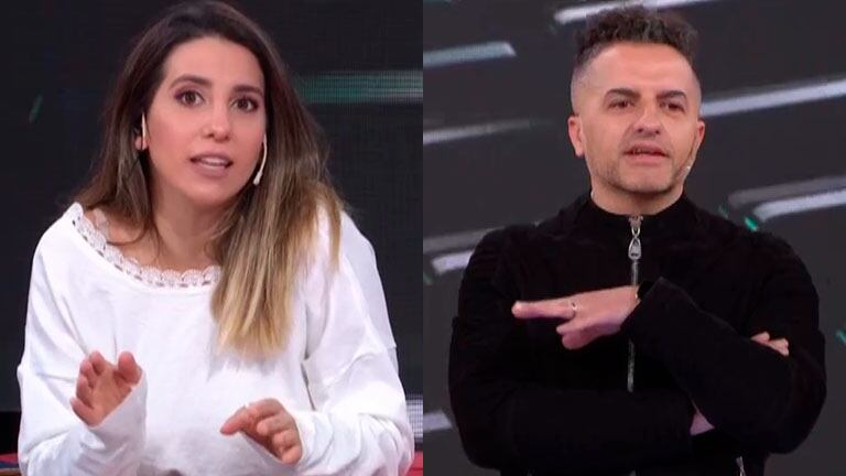 Ángel de Brito moderó contundente y sin filtros a Cinthia Fernández en vivo 