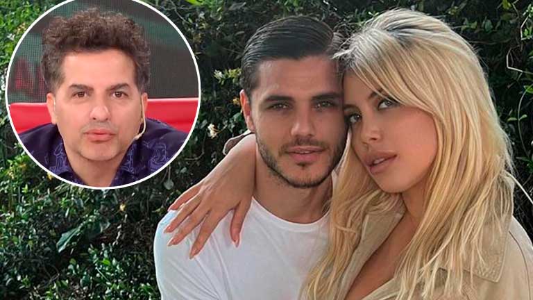 Ángel de Brito analizó a fondo los gestos de Icardi en la fiesta navideña con Wanda Nara