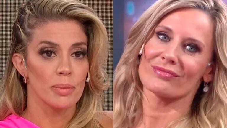 Virginia Gallardo y Rocío Marengo se cruzaron en un móvil en Socios del Espectáculo