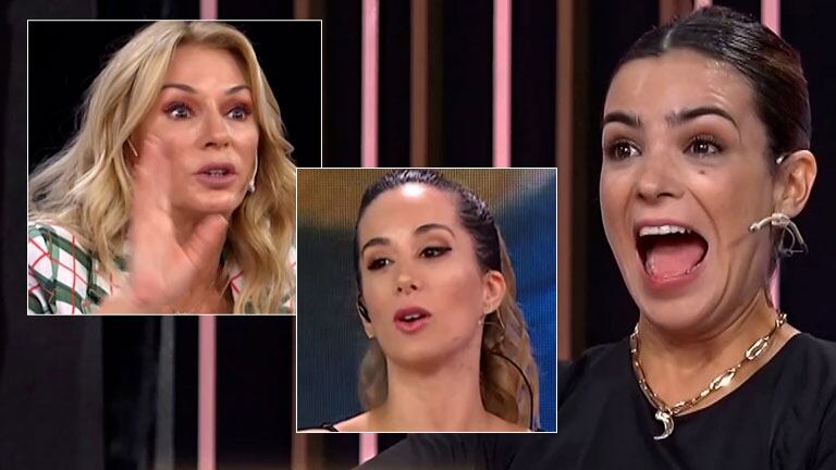 ¡Qué momento! Desopilante reacción de Agustina Cherri en LAM en pleno cruce de Yanina Latorre y Estefi Berardi