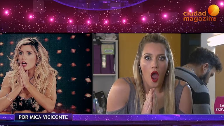 Mica Viciconte imitó a Laurita Fernández