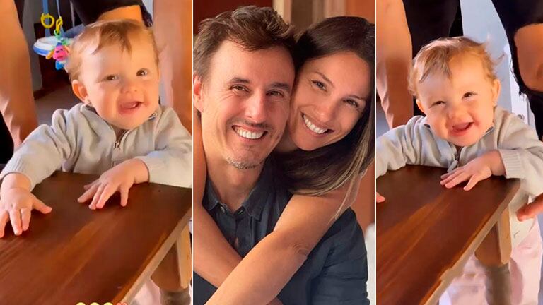 El video de Ana García Moritán, la hija de Pampita y Roberto, dando sus primeros pasitos