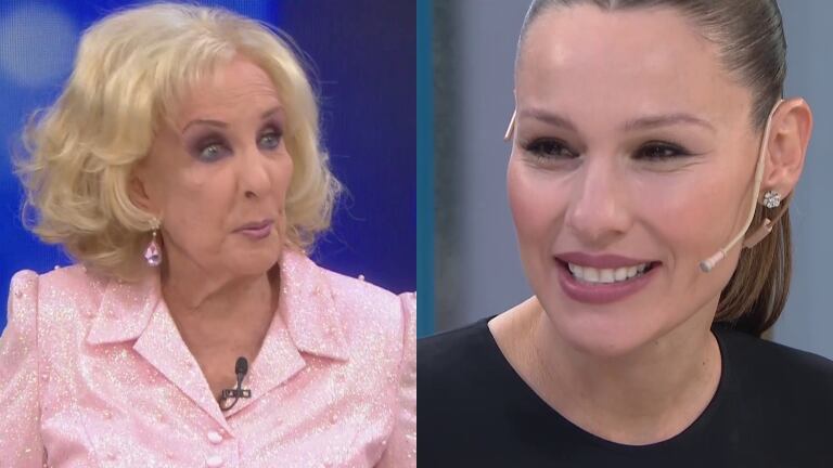 Pampita y una impactante revelación a Mirtha sobre su reality: "Grabamos desde la búsqueda de Ana"