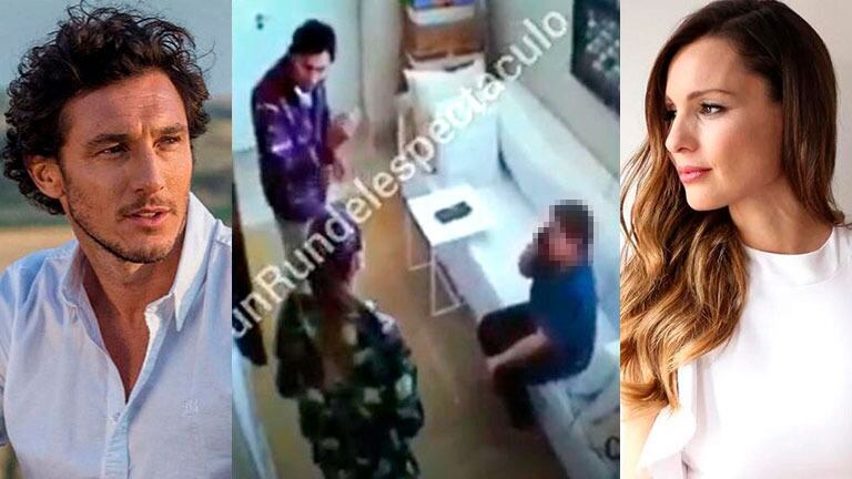 Se filtró un video de la cámara de seguridad de la casa de Pampita en el que Pico Mónaco le grita a una empleada