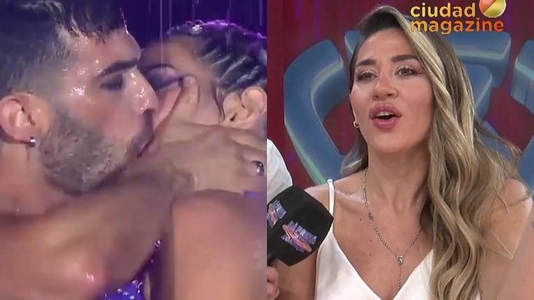 Tremendo piropo de Jimena Barón a Caiazza al recordar sus besos en el Bailando: "A mí no me costó hacerlo porque Mauro estaba re fuerte"