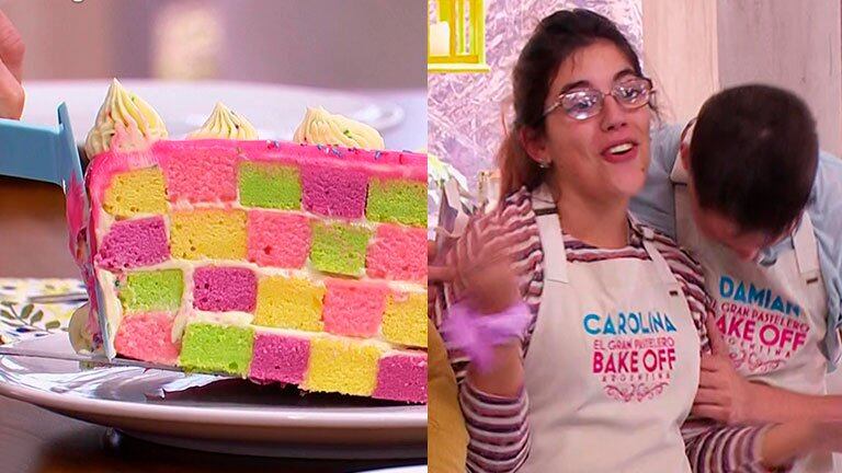 Carolina superó el desafío y logró regresar a concursar a Bake Off