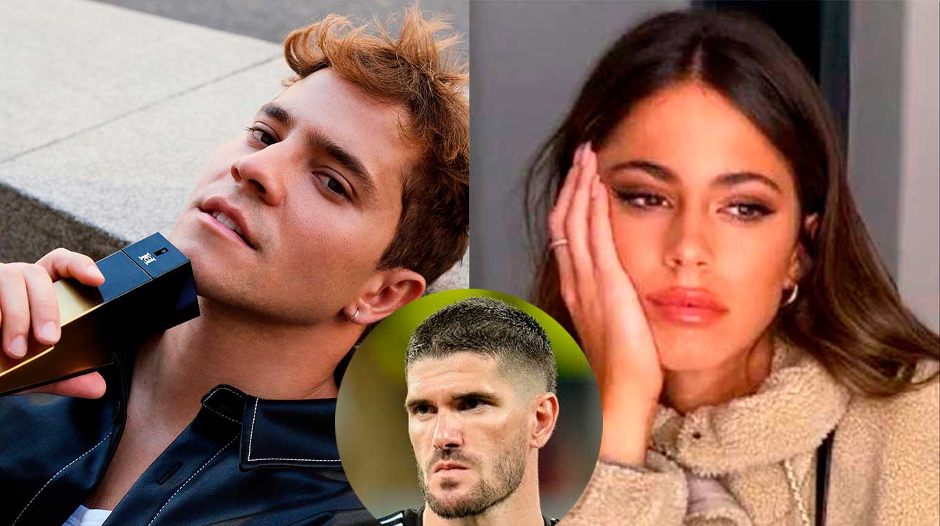 Andre Lamoglia compartió una story con el mate que le regaló De Paul a Tini Stoessel