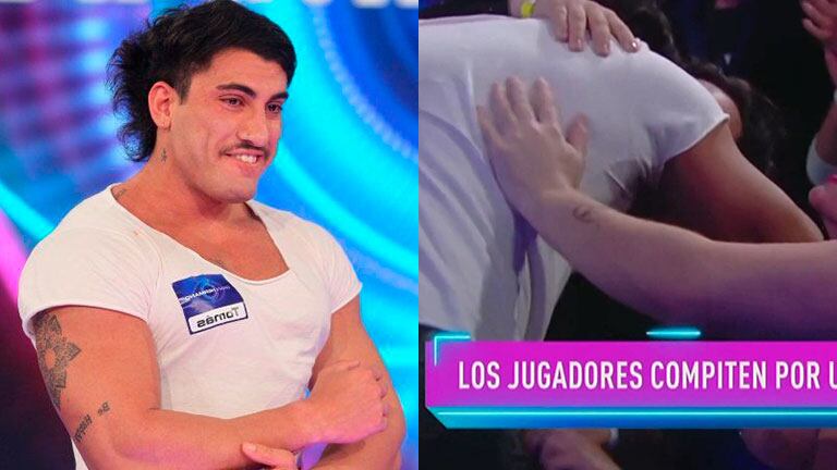 El momento en que a Tomás Holder le meten algo en el bolsillo antes de entrar a la casa de Gran Hermano