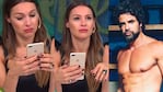 La reacción de Pampita al ver las fotos de Luciano Castro desnudo