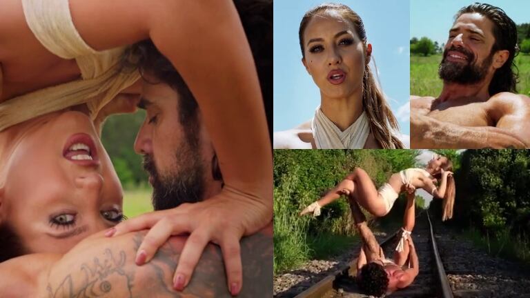 Flor Vigna y su primer tema tras lanzarse como cantante: sus escenas con Luciano Castro a pura diversión