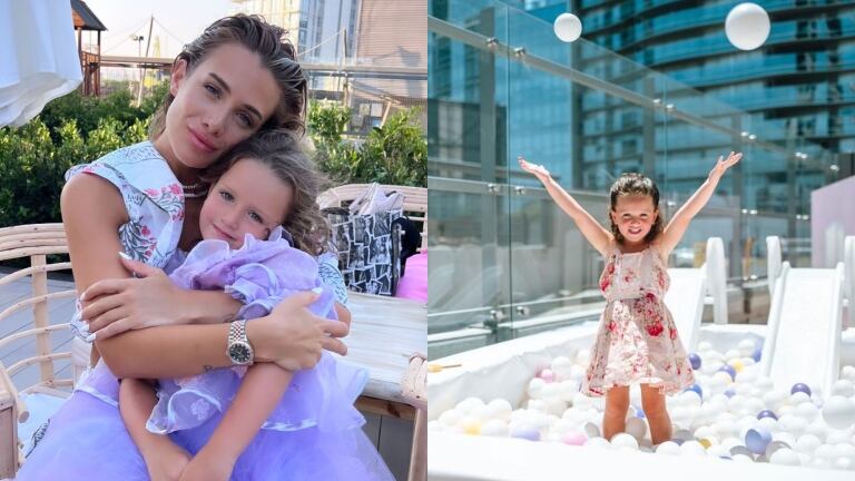 Francesca, la hija de Camila Homs y Rodrigo de Paul, festejó su cumpleaños