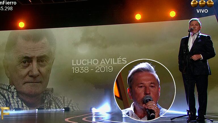 Martín Fierro 2019: Ricardo Montaner cantó en vivo en el homenaje a los artistas fallecidos