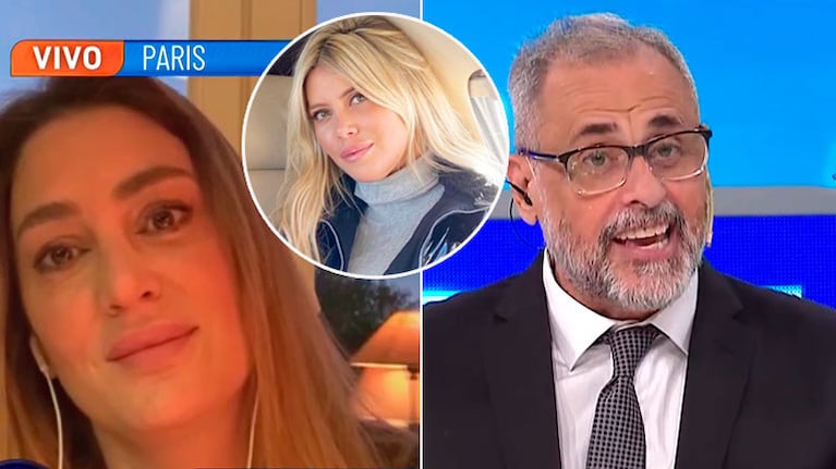 Pícara reacción de Rial cuando Sol Estevanez aseguró que Wanda Nara "es una excelente actriz"