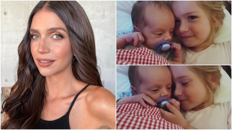 El video súper tierno de Zaira Nara con sus hijos Malaika y Viggo