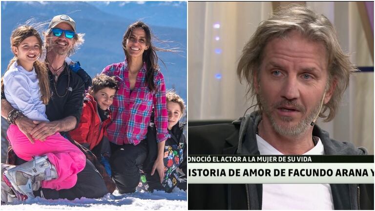 Facundo Arana y el tremendo flechazo que sintió cuando conoció a María Susini