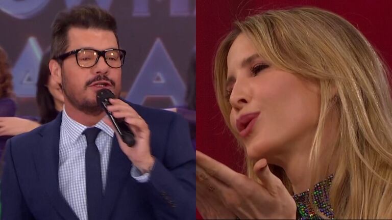 El reencuentro de Tinelli y Guillermina Valdés en vivoen ShowMatch: "La extrañé el fin de semana"