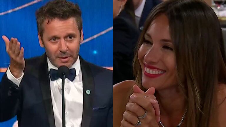 Cómo se vivió la sorpresiva declaración de amor de Benjamín Vicuña a Pampita en los Martín Fierro 2023