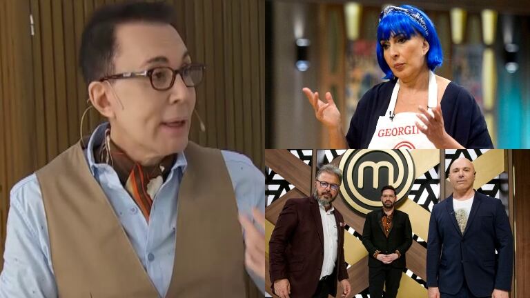 Marcelo Polino analizó la participación de Georgina Barbarossa en MasterChef: "El jurado le deja pasar ciertas cosas porque es como la mamá"