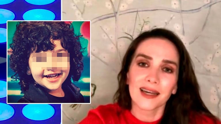 Natalia Oreiro habló de la cuarentena con su hijo, Atahualpa