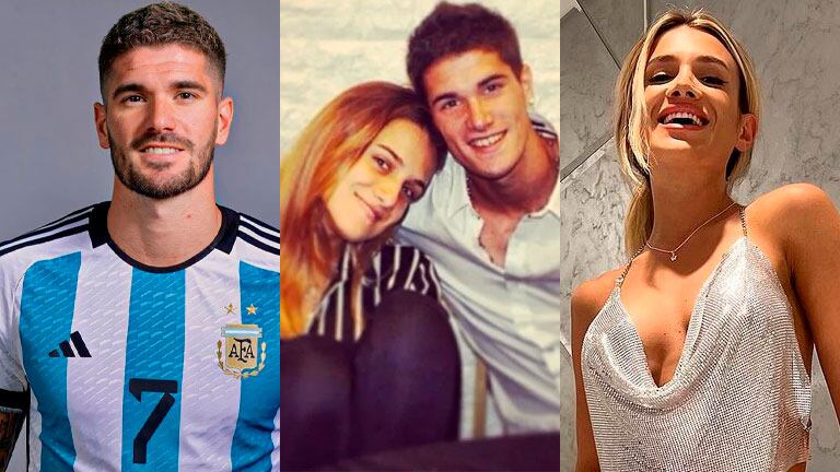 Las fotos del antes y el después de Rodrigo De Paul y Camila Homs