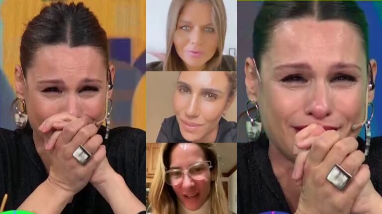 La emoción de Pampita tras recibir el saludo sorpresa de sus amigas en vivo: "Fue un milagro y una bendición que hayan aparecido en mi vida"