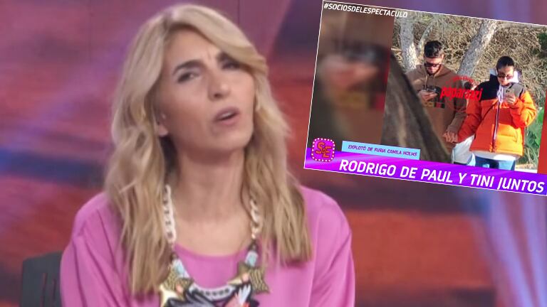 Picantísima frase de Karina Iavícoli sobre las fotos de Rodrigo de Paul y Tini Stoessel: "Larguen los teléfonos" 