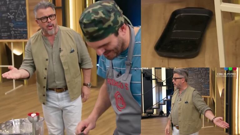 Donato de Santis retó a un participante de MasterChef por dejar una bandeja en el piso: "Es peligroso y antihigiénico"