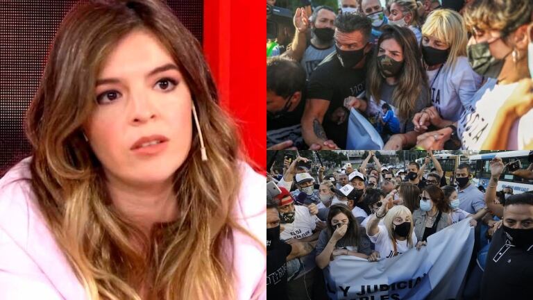 Dalma Maradona habló tras la polémica por la marcha de Diego: "Capaz había gente que no quería que nosotras estuviéramos en la marcha"