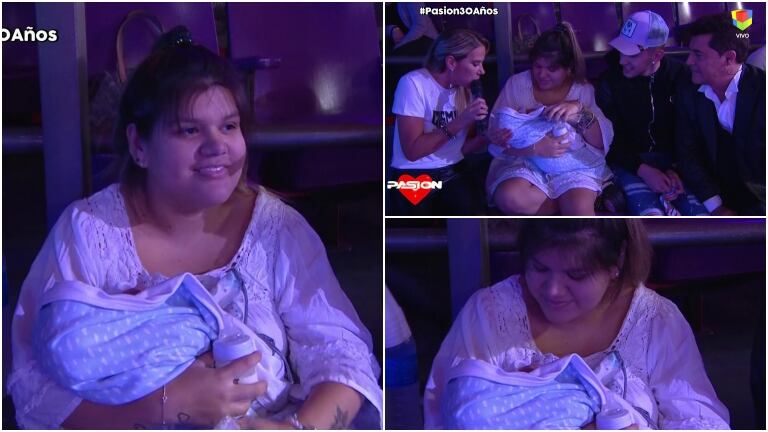 More Rial mostró por primera vez a su hijo en televisión