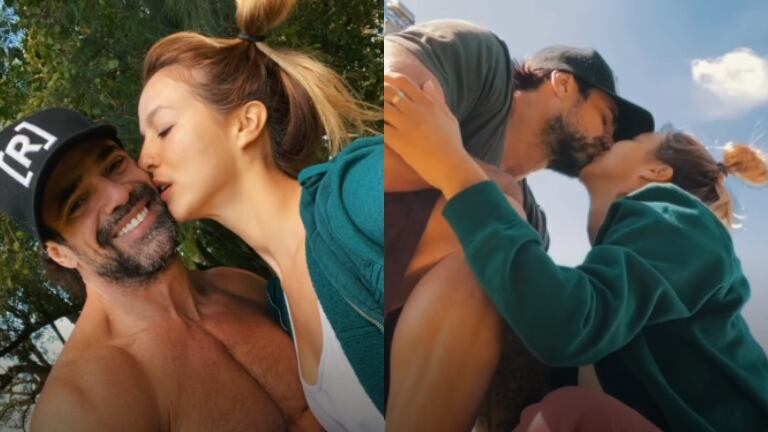 Flor Vigna, a los besos con Luciano Castro: "Un recreo del mundo con vos"