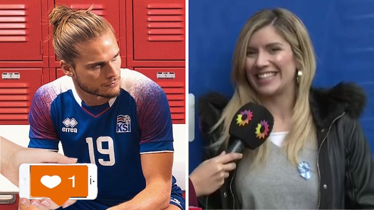 Laurita Fernández contó cómo se hizo amiga del adonis de la Selección de Islandia