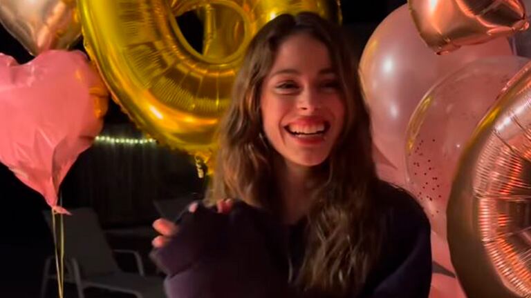 El festejo íntimo de cumpleaños de Tini Stoessel