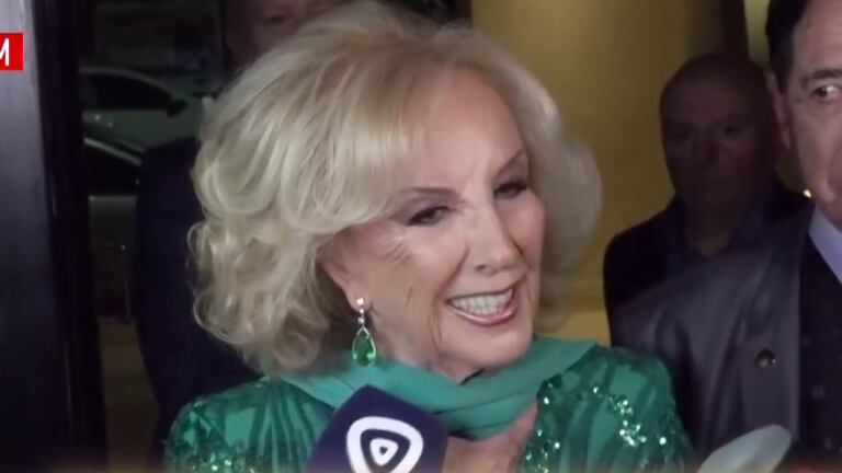 Mirtha Legrand, feliz en la previa de su fiesta de cumpleaños: "La gente me ha dado mucho amor"