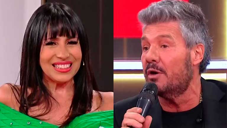 Marixa Balli y Marcelo Tinelli se reencontraron en vivo y saltaron chispas