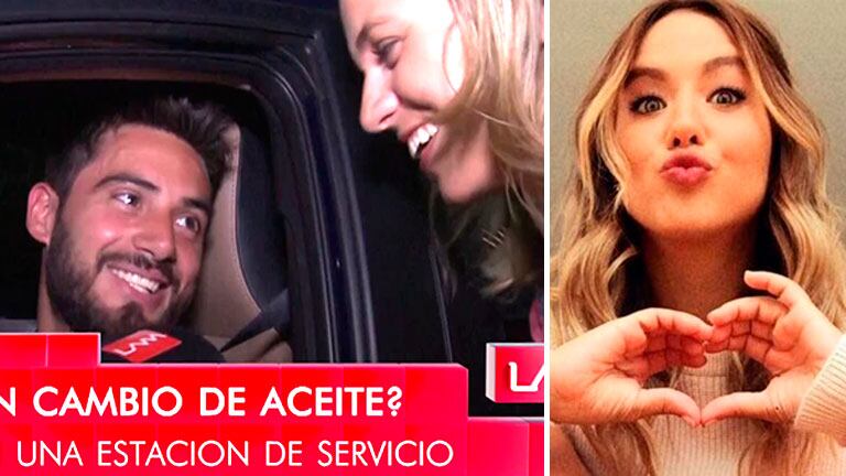 Nico Occhiato se enteró en plena nota que hay imágenes de su encuentro con Flor Vigna en la madrugada